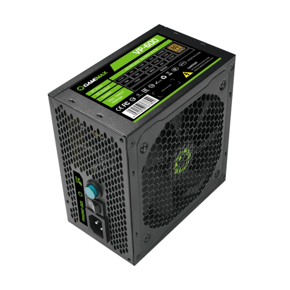 FUENTE 600W GAMEMAX 80 PLUS BRONZE VP-600