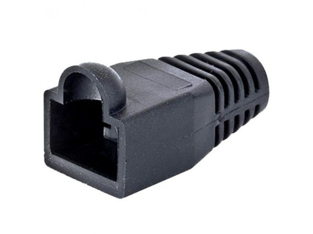 CAPUCHON RJ45 GLC x100 UNID NEGRO