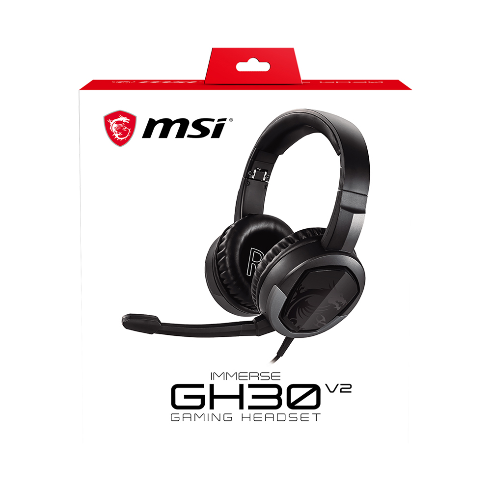 AURICULARES + MIC MSI IMMERSE GH30 V2