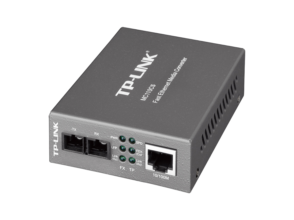 MEDIA CONVERTER TP-LINK MC110CS 10/100 SC 20-60KM