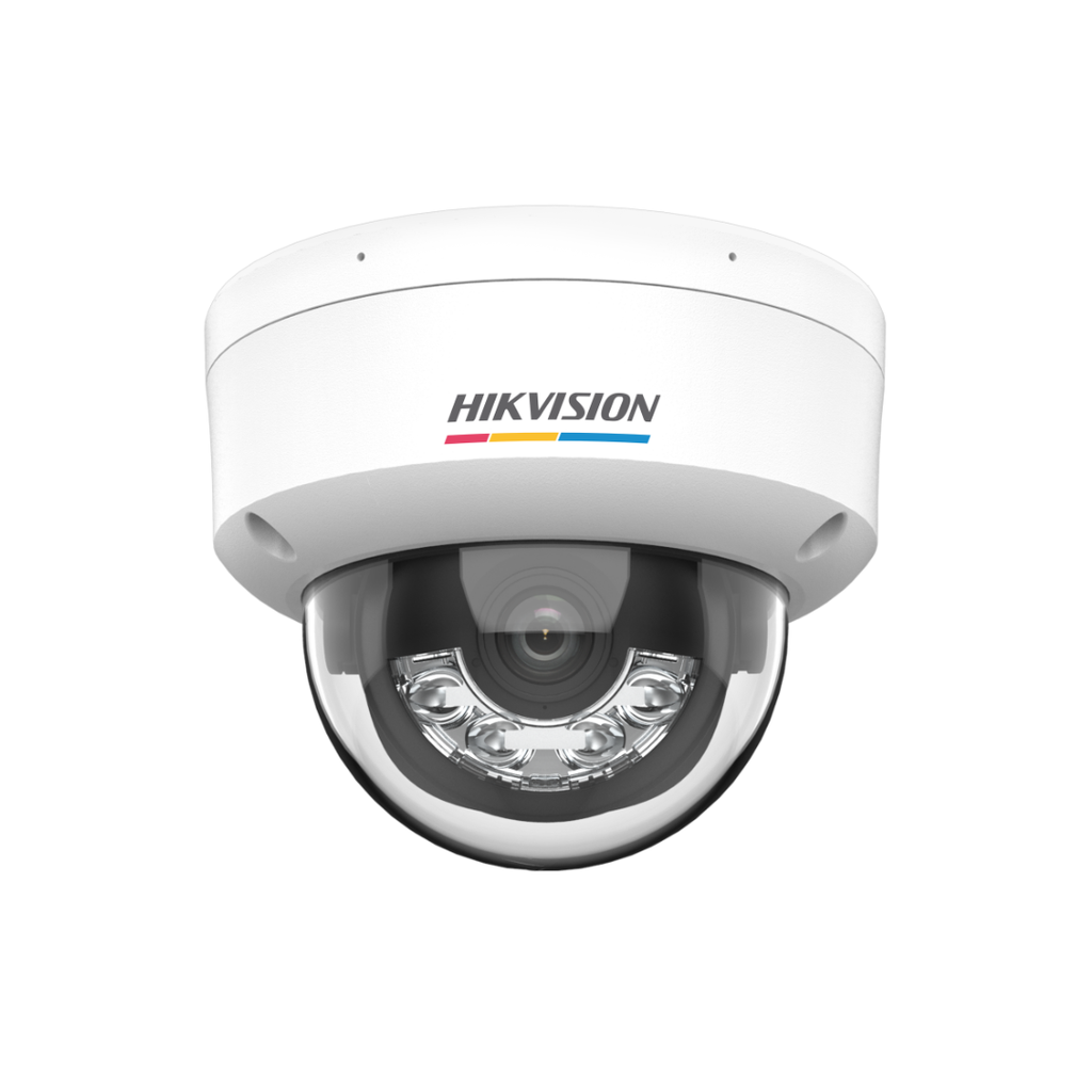 CAMARA HIKVISION IP 4MP, DOMO, SMART HYBRID LIGHT, LENTE DE 2,8, IP 67, IK08,