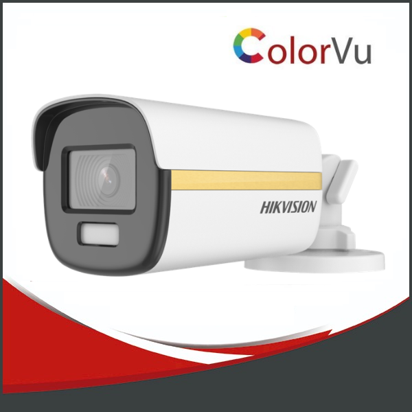 CÁMARA HIKVISION COLOR VU BULLET TURBO FULL HD 2MP. LENTE 2.8MM. IR DE HASTA 40M. IP67