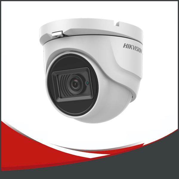 CÁMARA HIKVISION TURBO. EXIR DOMO 2MP, LENTE 2.8MM. METALICA. IP66. IR DE HASTA 20M.