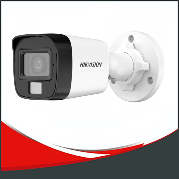 CÁMARA HIKVISION LUZ DUAL,DOMO 5MP, LENTE 2.8MM. IR 20M NOCHE. LUZ BLANCA HASTA 20M.