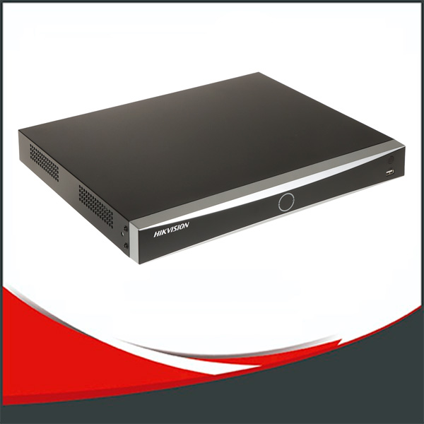 NVR HIKVISION 4CH ACUSENSE, SOPORTA 1 DISCO DE 16TB.