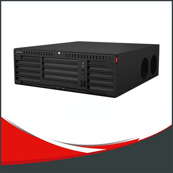 NVR HIKVISION 64CH, SOPORTA 16 DISCOS DE 16TB, ALARMA 16 ENTRADAS/9 SALIDAS, SOPORTA RAID, RACKEABLE