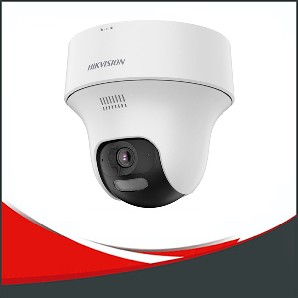 CÁMARA HIKVISION IP WIFI 4MPX TORRETA PT, LENTE 2.8MM, IR HASTA 20M, LUZ BLANCA 15M, INTERIOR.