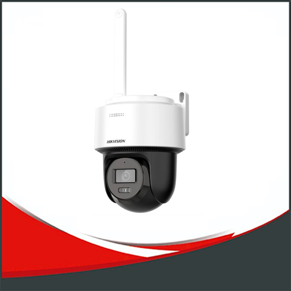 CÁMARA HIKVISION IP WIFI 2MPX PT, LENTE 2.8MM, IR HASTA 25M, LUZ BLANCA 25M, IP66.