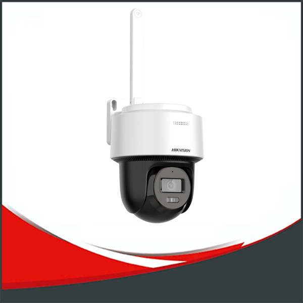 CÁMARA HIKVISION IP WIFI 4MPX PT, LENTE 2.8MM, IR HASTA 25M, LUZ BLANCA 25M, IP66.