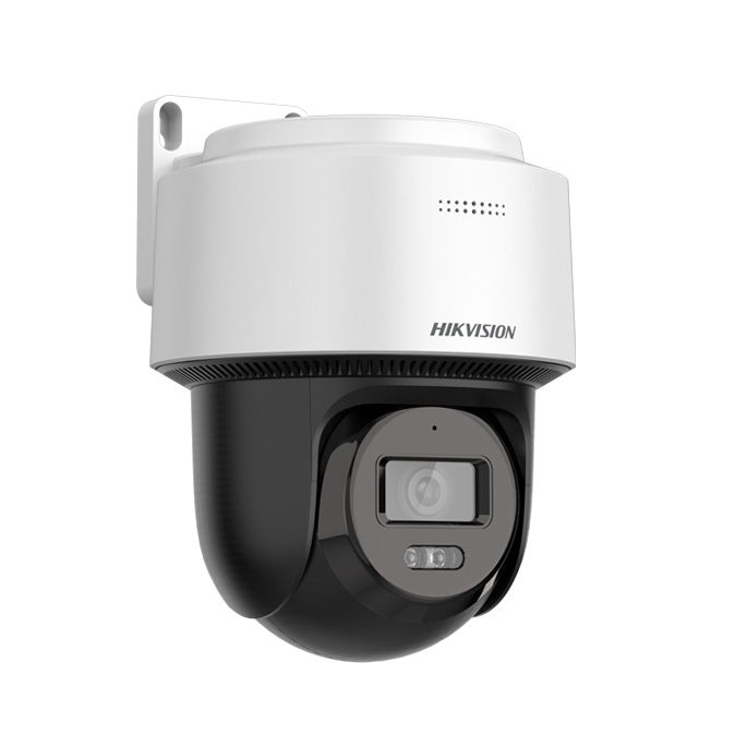 MINI DOMO PT HIKVISION, 4MP, IP66, LENTE 2,8MM, IR Y LUZ 30MTS,AUDIO BIDIRECCIONAL, SD 512GB,POE