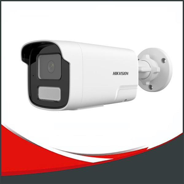 CAMARA HIKVISION IP 4MP, DOMO, LUZ BLANCA 20MTS, IR 30MTS, LENTE 2,8, IP67, SD, CON MICROFONO, POE.