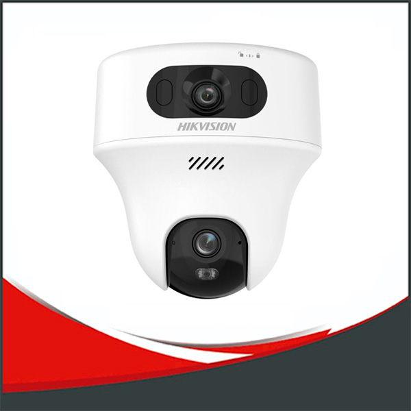 CAMARA PT WIFI DOBLE LENTE,6MP,DOMO INTERIOR,LENTE 2,8 Y 4MM,IR Y LUZ 10MTS,AUDIO BIDIREC, 5V TIPOC.