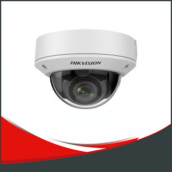 CAMARA HIKVISION IP 2MP, DOMO, VARIFOCAL DE 2,8 A 12MM, IP67, IK08, SD HASTA 512GB.