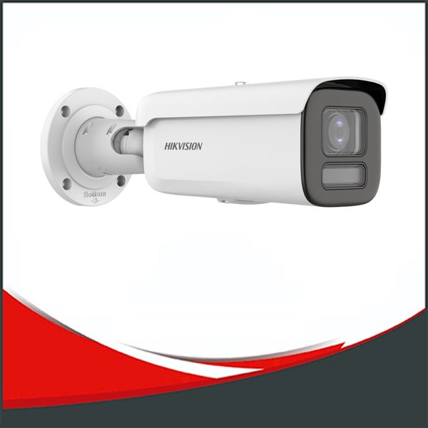 CÁMARA IP HIKVISION ACUSENSE COLOR VU 4MP, VARIFOCAL 2.8MM -12MM, LUZ BLANCA 60M,IP66,IK10.