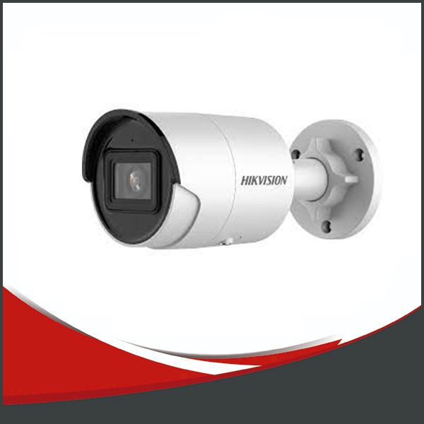 CÁMARA HIKVISION IP ACUSENSE 8MPX BULLET 2.8MM, IR HASTA 40M ,IP67,H.265+,POE, MICROFONO INCORPORADO