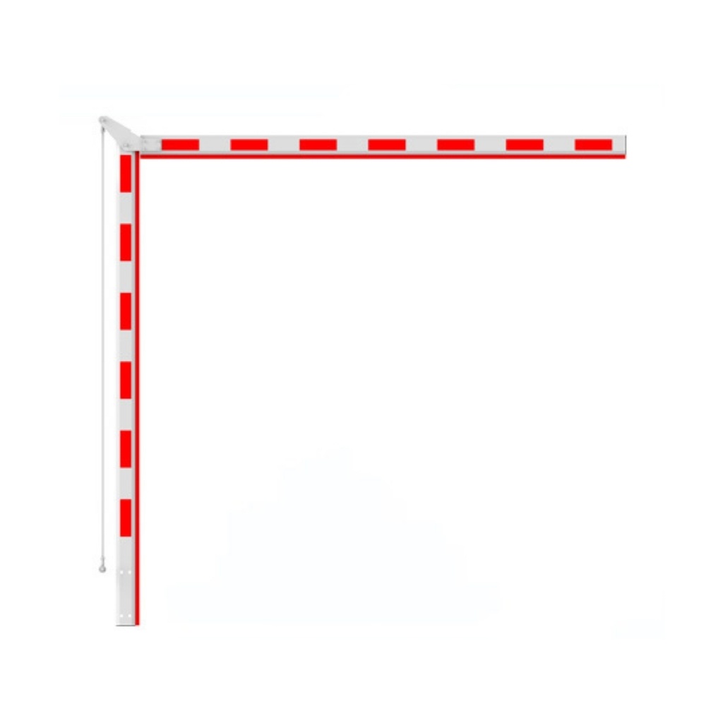 POSTE PLEGABLE PARA BARRERA DE SERIE DS-TMG32, 1.5MTS + 1.5 MTS.