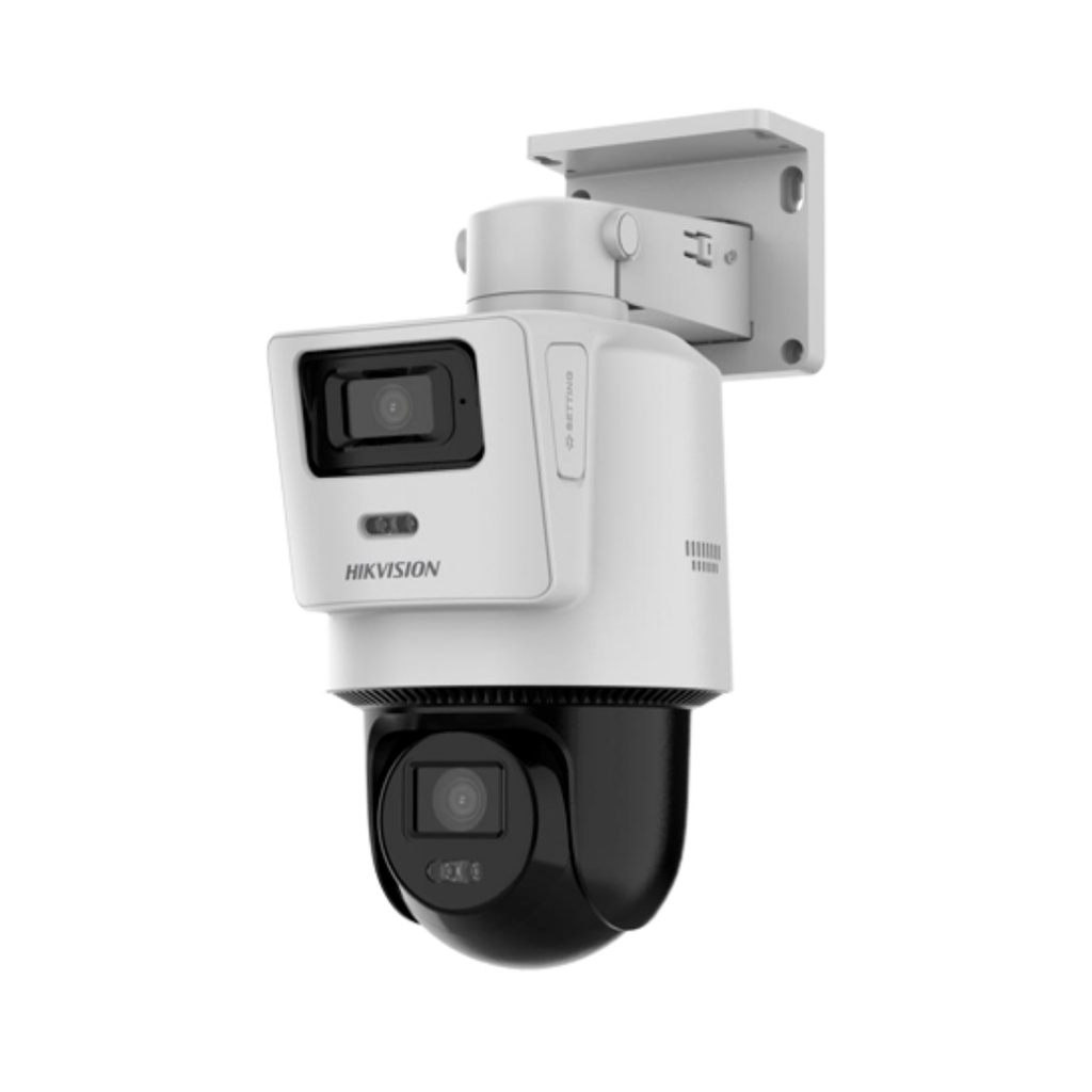 DOMO HIKVISION TANDEMVU IP PT 4MP,LENTE 2,8MM Y 8MM,IP66,SD 512GB,AUDIO BIDIRECCIONAL,POE.