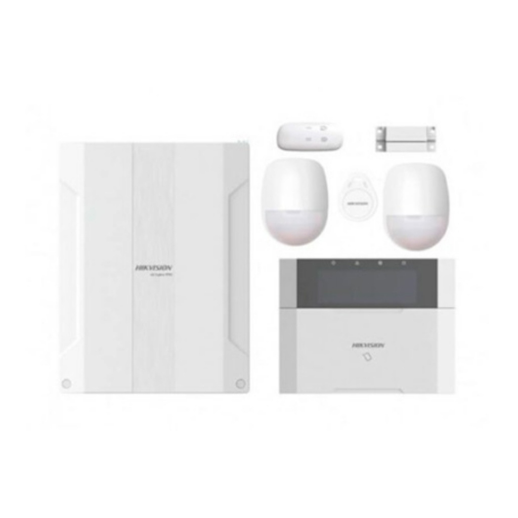 KIT DE ALARMA,DS-PHA64-LP(B)+DS-PK1-LRT-HWB+DS-PD1-MC-WS+DS-PDP18-EG2 X2 +DS-PKF1-WB+ DS-PT-M1 X2