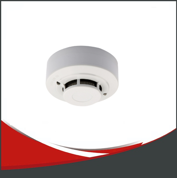 DETECTOR DE HUMOP INTERIORES HIKVISION CABLEADO, DUAL LEDS PARA 360°