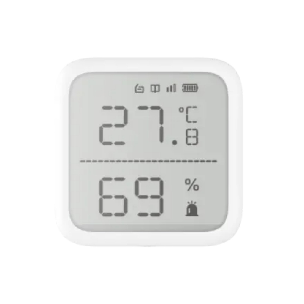 DETECTOR INALAMBRICO DE TEMPERATURA HIKVISION, PARA AXPRO, PANTALLA INCORPORADA