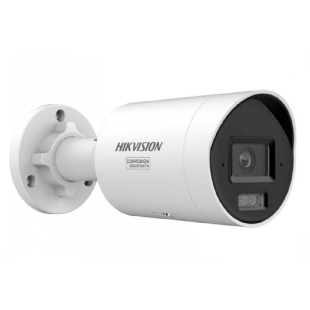 CAMARA IP HIBRIDA BULLET 8MP,COLORVU3.0,LENTE 2,8MM,IP67,IR 40M,SD 512GB,ESTROBO,ANTICORROSIVA,POE