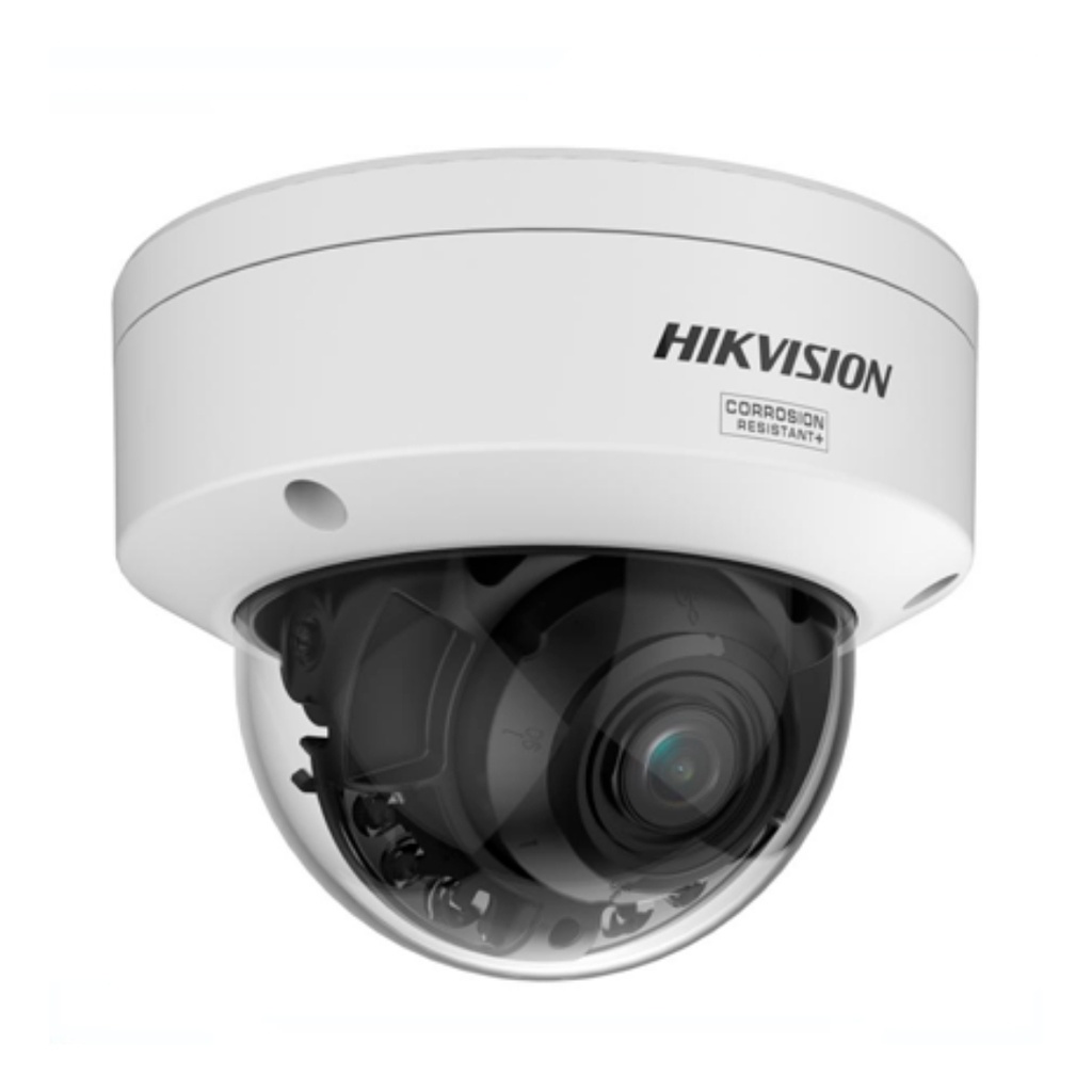 CAMARA IP HIBRIDA DOMO 4MP COLORVU3.0 VARIFOCAL 2,8 A 12,IP67,IK10,IR 40M,SD 512GB,ANTICORROSIVA,POE
