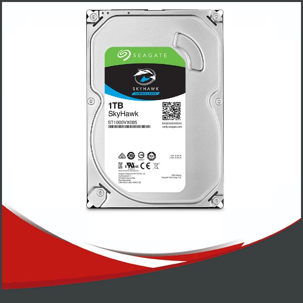 HD SERIE SKYHAWK ESPECIAL PARA CCTV. 1TB. 64MB. 180MB/s. SEAGATE