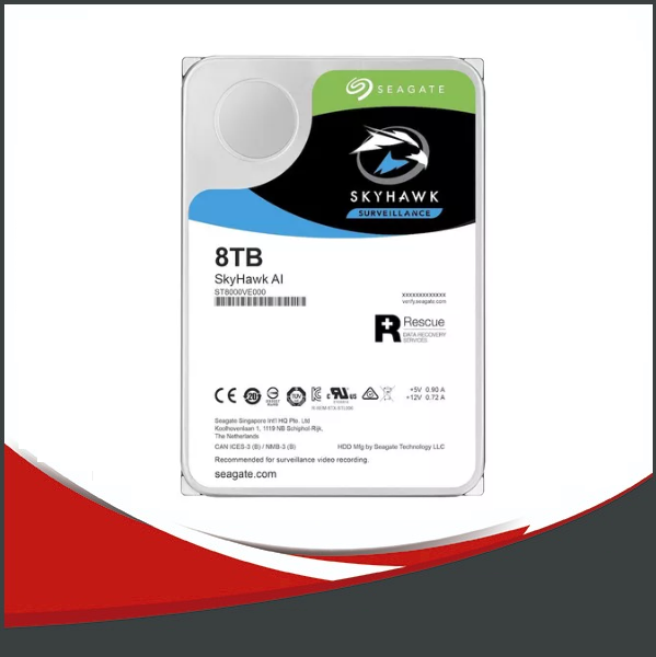 HD SERIE SKYHAWK ESPECIAL PARA CCTV. 8TB. SATAIII SEAGATE