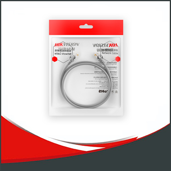 CABLE RED UTP HIKVISION INTERIOR, 100% COBRE, CAT6, DE 2MTS.