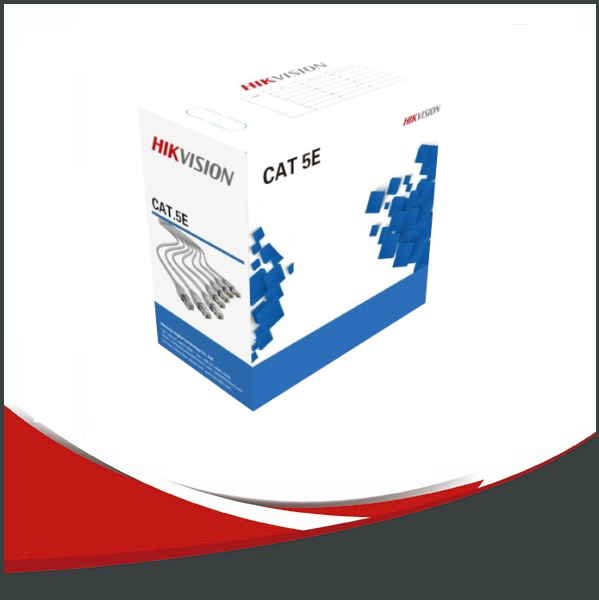 CABLE UTP HIKVISION INTERIOR 100% COBRE CAT5E, BOBINA 305 MTS COLOR GRIS, U/UTP CAT5E-4P- PVC-CM, ISO/IEC11801?TIA-568-C
