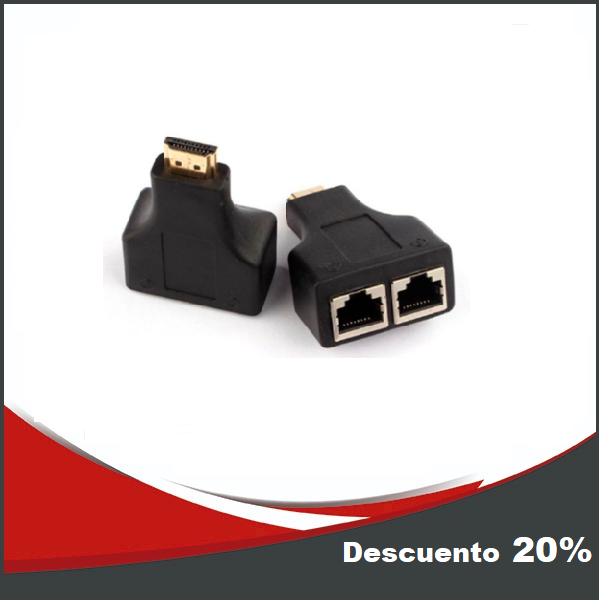Extenso Hdmi Por Utp 5e/6 Hdmi Extender Hasta 30 Metros X30u