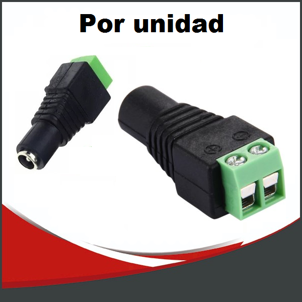 FICHA ADAPTADORA PREMIUM DE PLUG DE ALIMENTACION 2.1 MM HEMBRA A CABLE UTP