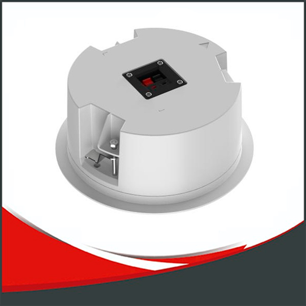PARLANTE IP HIKVISION SECUNDARIO DE 6W, PARA TECHO, COLOR BLANCO.