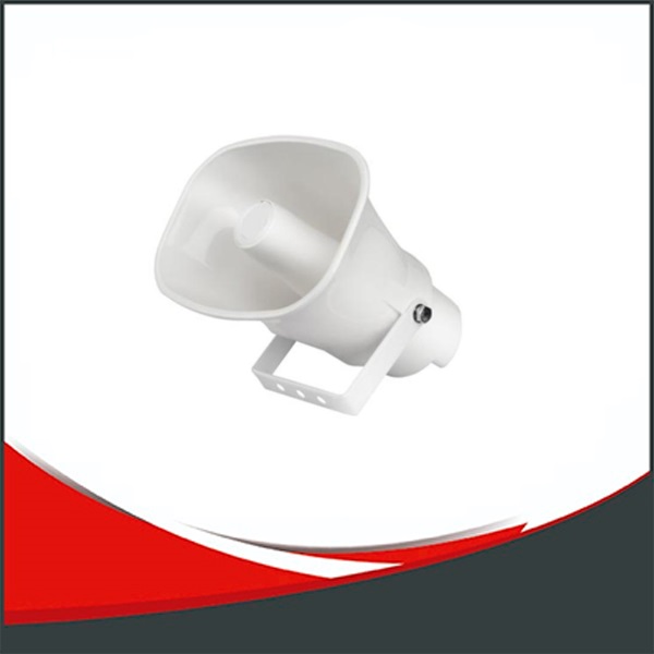 PARLANTE ANALOGICO HIKVISION DE 30W, TIPO BOCINA, IP65, COLOR BLANCO.
