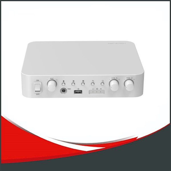 AMPLIFICADOR ANALOGICO HIKVISION DE 60W,FUNCION BLUETOOTH/MP3, USB, RCA.