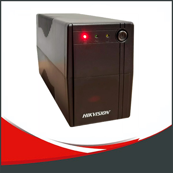 UPS HIKVISION DE 1000VA/600W, 4 SALIDAS TOTALES 3 CON RESPALDO, 1 SIN RESPALDO.