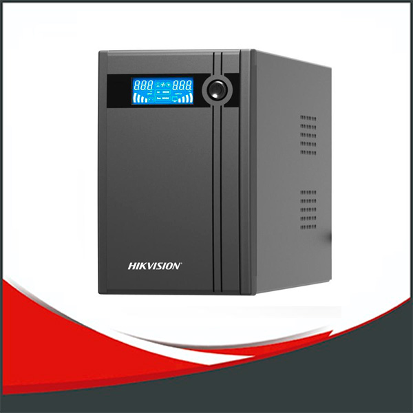 UPS HIKVISION DE 2000VA/1200W, 4 SALIDAS TOTALES 3 CON RESPALDO, 1 SIN RESPALDO.