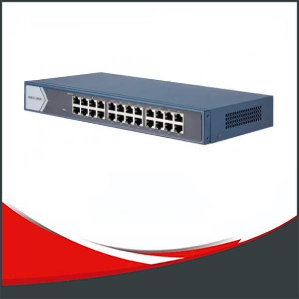 SWITCH HIKVISION GIGABIT, NO ADMIN. 16 PUERTOS x 1000MB ETHERNET