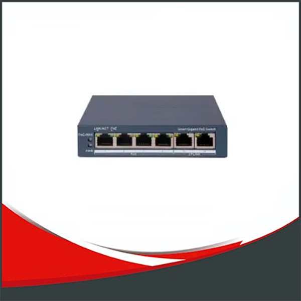 SWITCH HIKVISION ADMINISTRABLE, 4 PUERTOS POE 1000MB, 2 PUERTO DE 1000MB, MANEJO DE VLAN.
