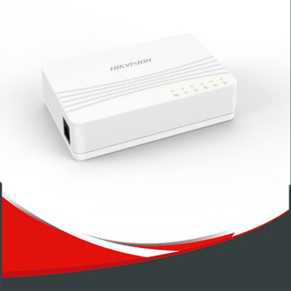 SWITCH HIKVISION, NO ADMIN. 5 PUERTOS x 100MB ETHERNET