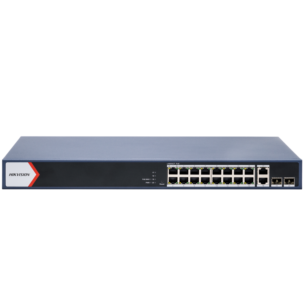 SWITCH ADMINISTRABLE,16 PUERTOS POE GIGABIT+2 PUERTOS GIGABIT UPLINK+2 PUERTOS GIGA