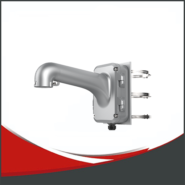 Soporte para Speed DOMO en COLUMNA O POSTE de aleacion de aluminio pintado, Medidas:355.5 mm × 261.8 mm × 170.7 mm (14" 