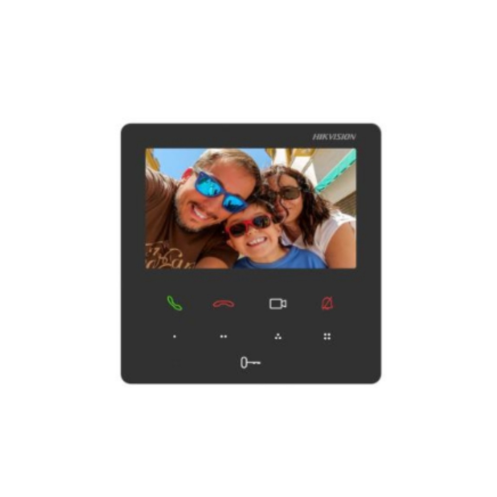 PANTALLA TÁCTIL HIKVISION A COLOR DE 4,3", CON HC, WIFI , ETHERNET RJ45, POE, RESOLUCION 480X272.