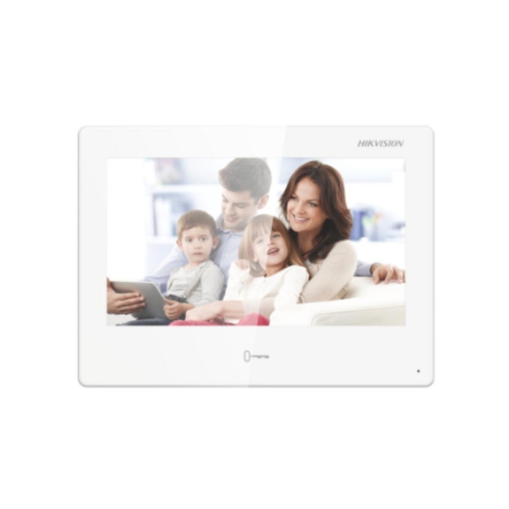 ESTACION INTERIOR CON ANDROID, PANTALLA TACTIL DE 7 IN, ALIMENTACION POE ESTANDAR, CON HIK-CONNECT.