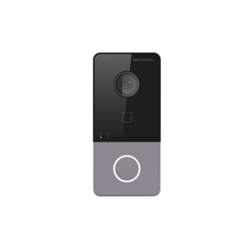 PORTERO HIKVISION IP WIFI 2MP, IP65, IR DE 3M, POE, SOPORTA TARJETAS MIFARE