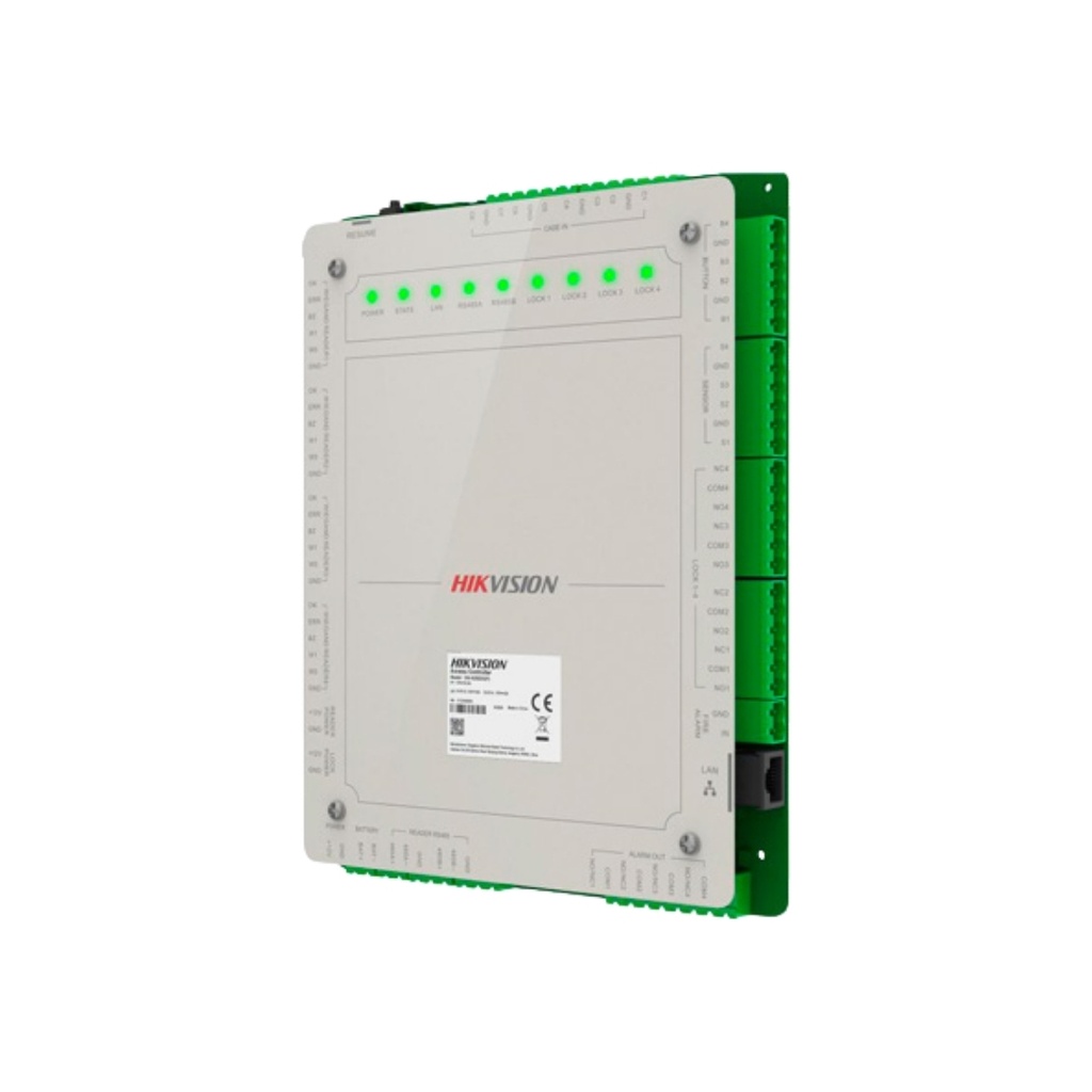 CONTROLADORA DE ACCESOS PARA 4 PUERTAS, SOPORTA RS-485, W26, W34, ADMITE OSDP.