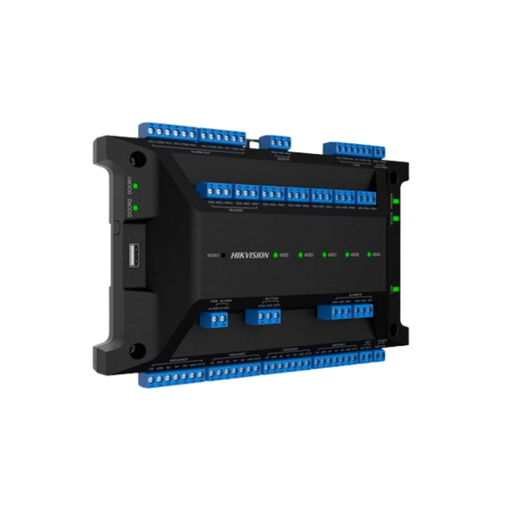 PLACA CONTROLADORA DE ACCESOS 2 PUERTAS, SOPORTA RS-485, W26, W34, FUNCION PRUEBA DE MANIPULACION.
