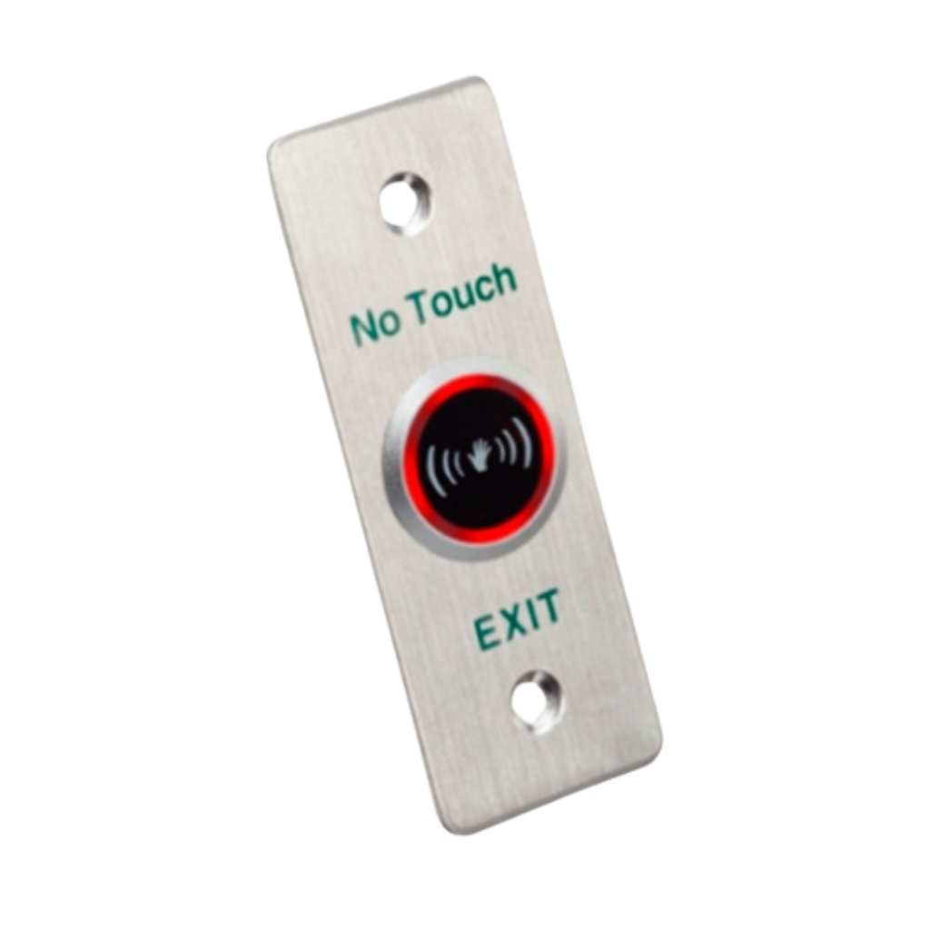 BOTON DE SALIDA Y EMERGENCIA HIKVISION, ALUMINIO, DIMENSIONES 90X35X37,7