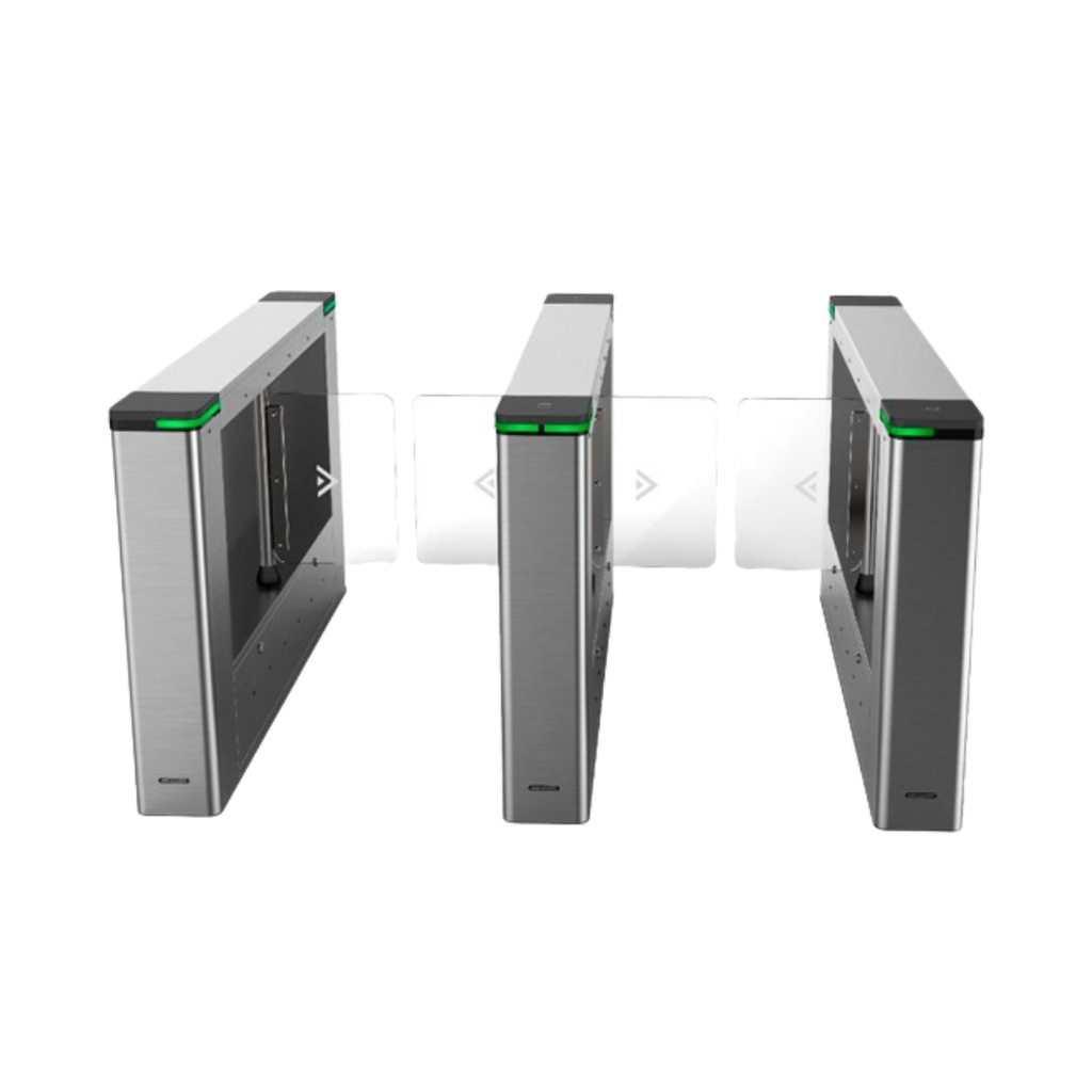 SWING BARRIER HIKVISION MEDIA CON PUERTA DE ACRILICO, CON PERFORACION PARA AC TIPO PG