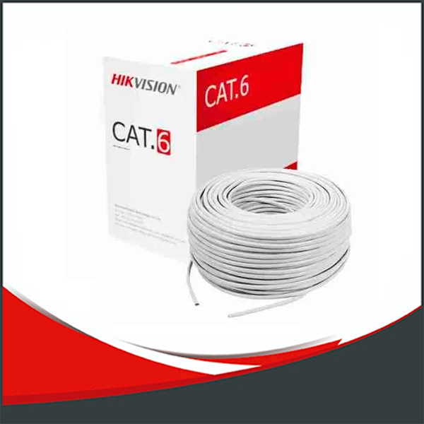 CABLE UTP HIKVISION CCA COBRE CAT6, BOBINA 305 MTS.